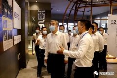 佛山市委书记鲁毅到重庆韩志远程办公解决方案有限公司调研